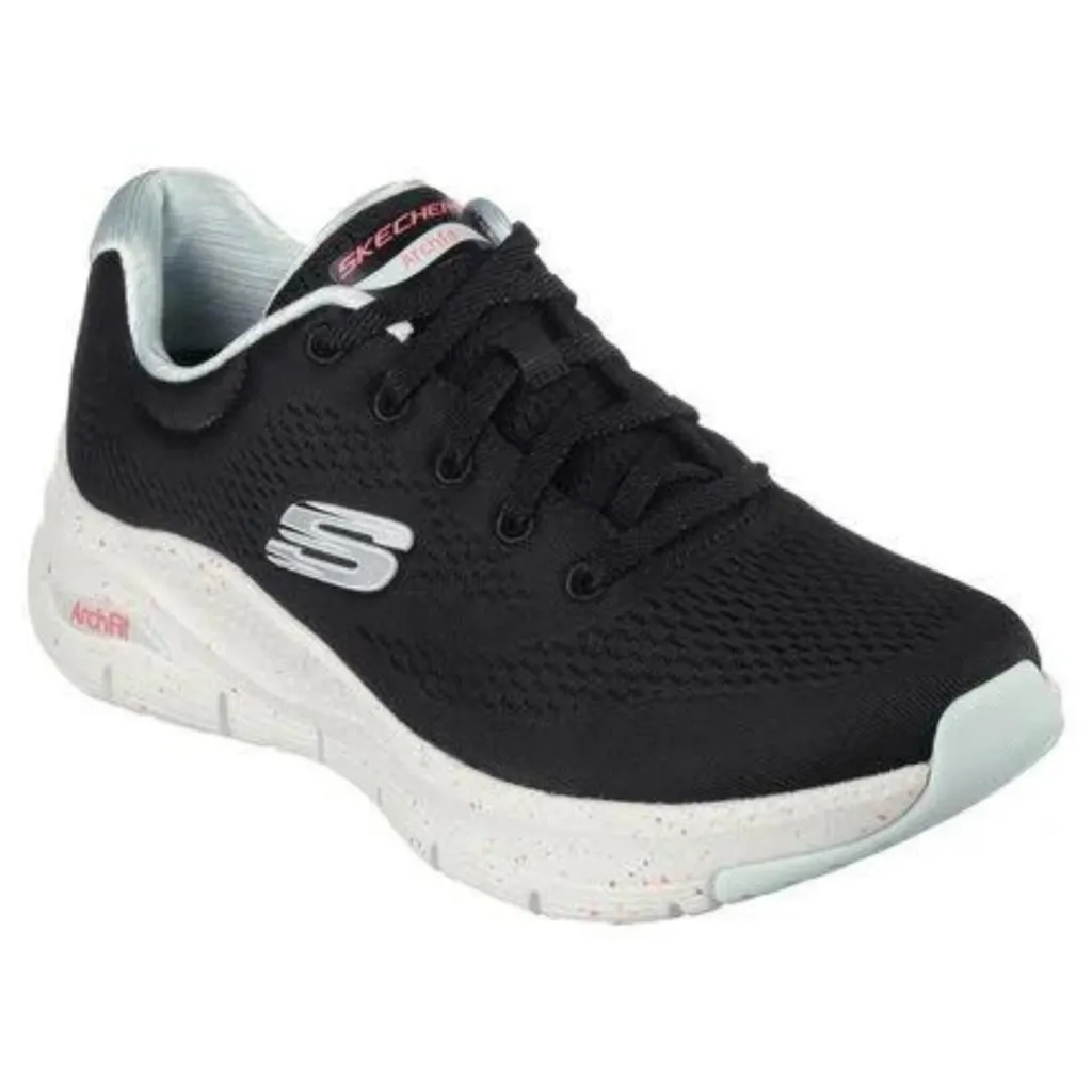 Zapatilla Skechers Dama ARCH FIT Freckle Me - 149566 NEGRO + Medias!