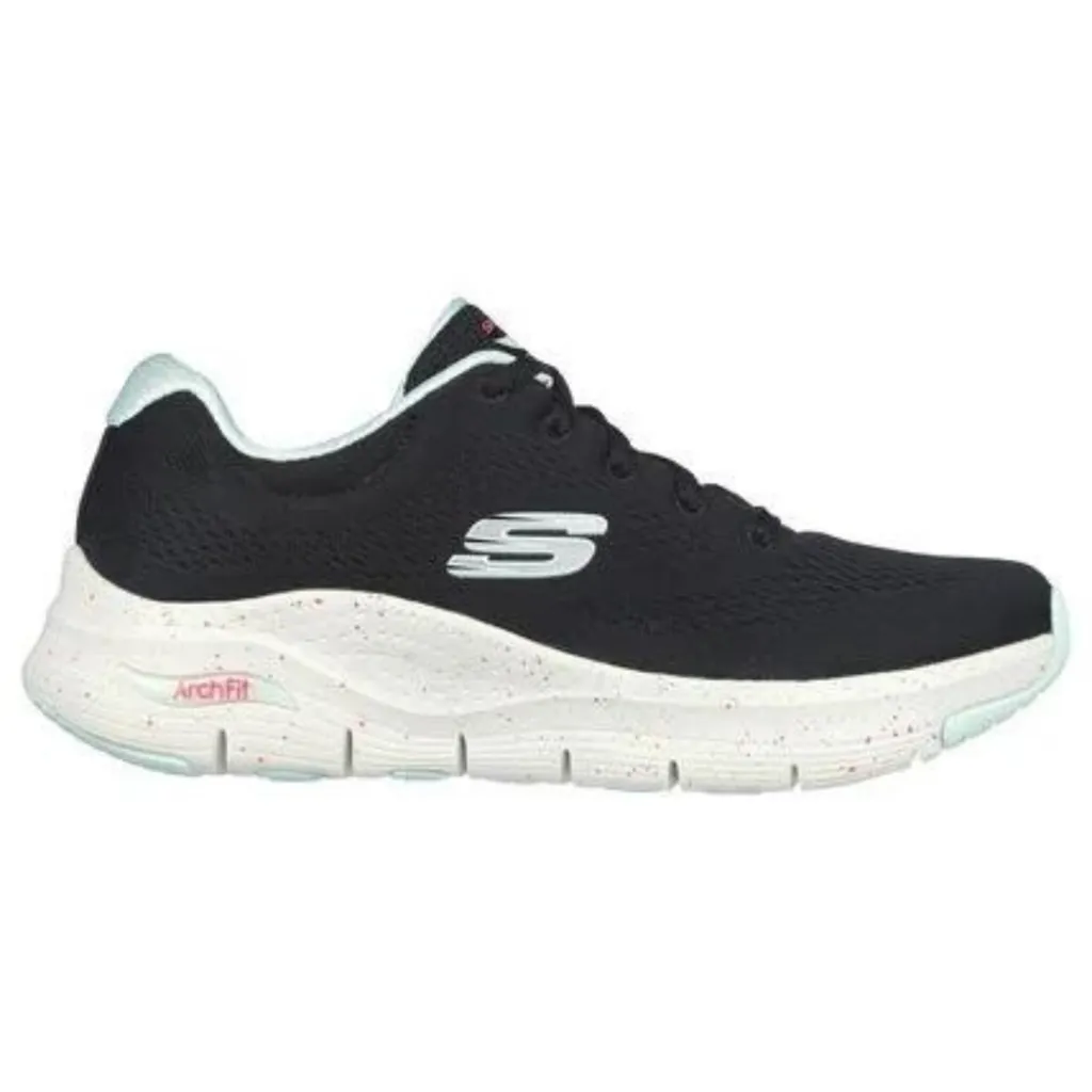 Zapatilla Skechers Dama ARCH FIT Freckle Me - 149566 NEGRO + Medias!
